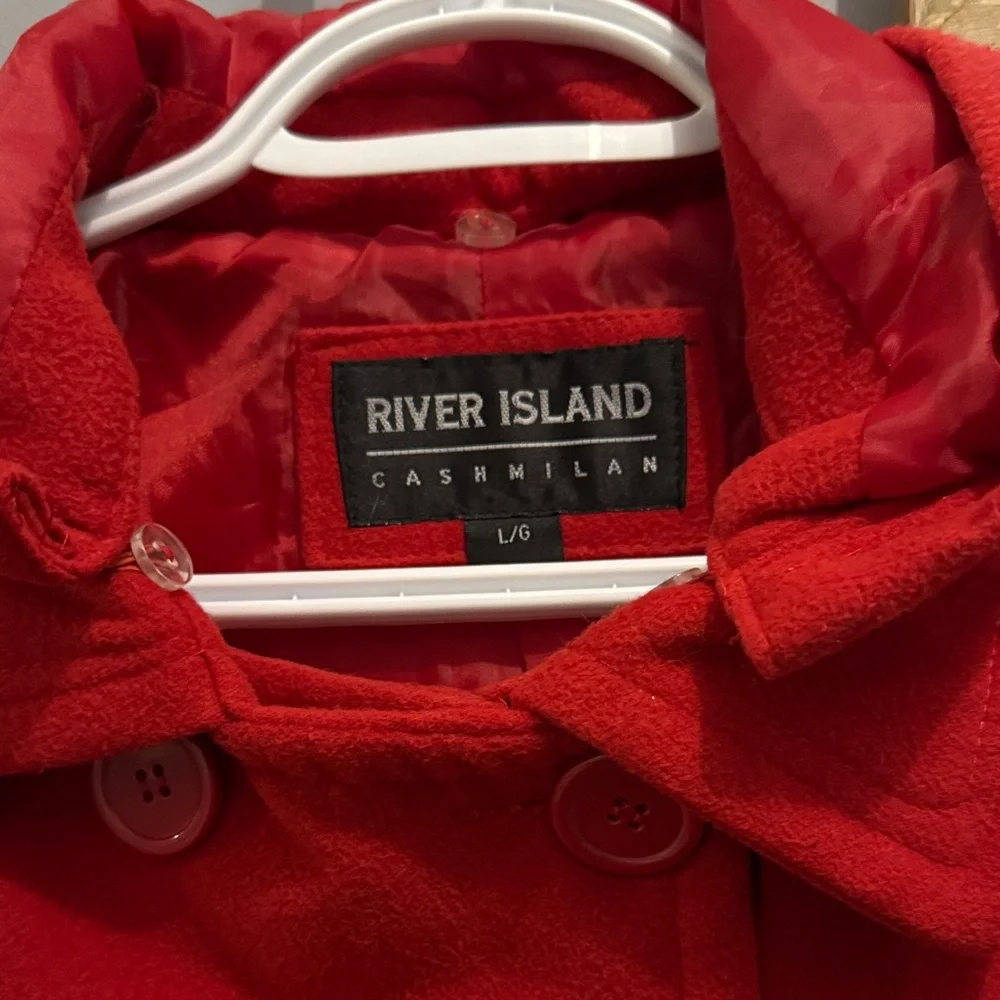 River Island Cashmilan Double-Breasted Jacket - Picture 2 of 5